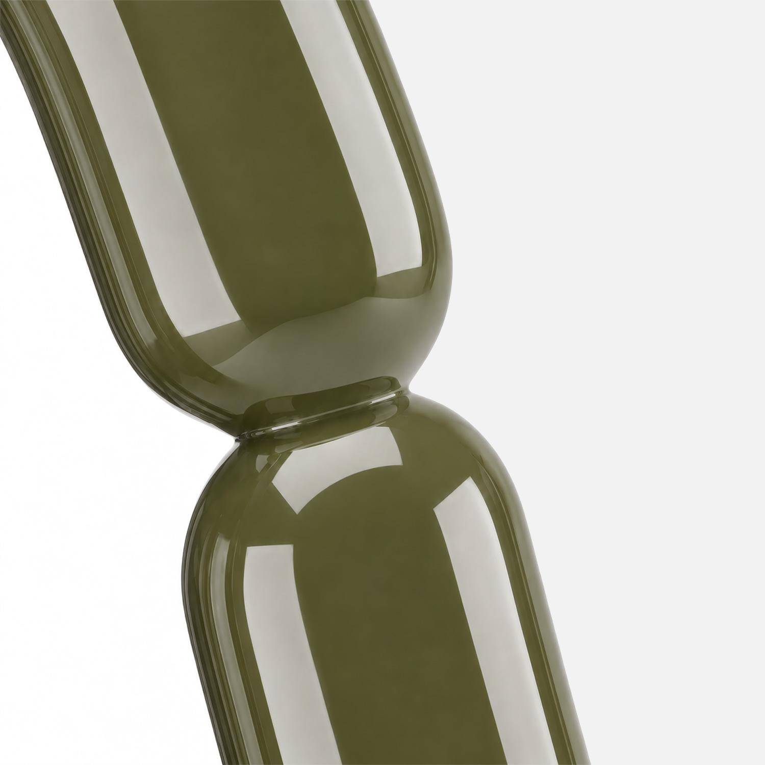 Miroir ovale finition glossy 160cm vert - Ada Photo4