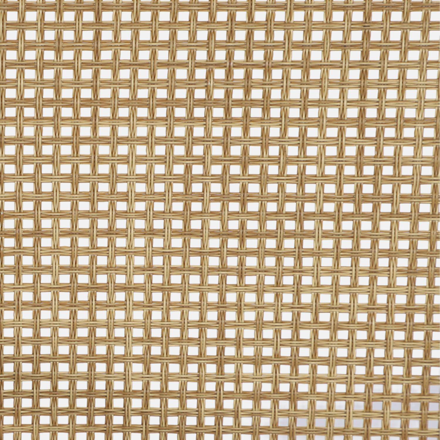 Tavolo da giardino in acciaio con sedute, Silvi, Antracite, 112.5x76.5x75.5 cm,sweeek,Photo9