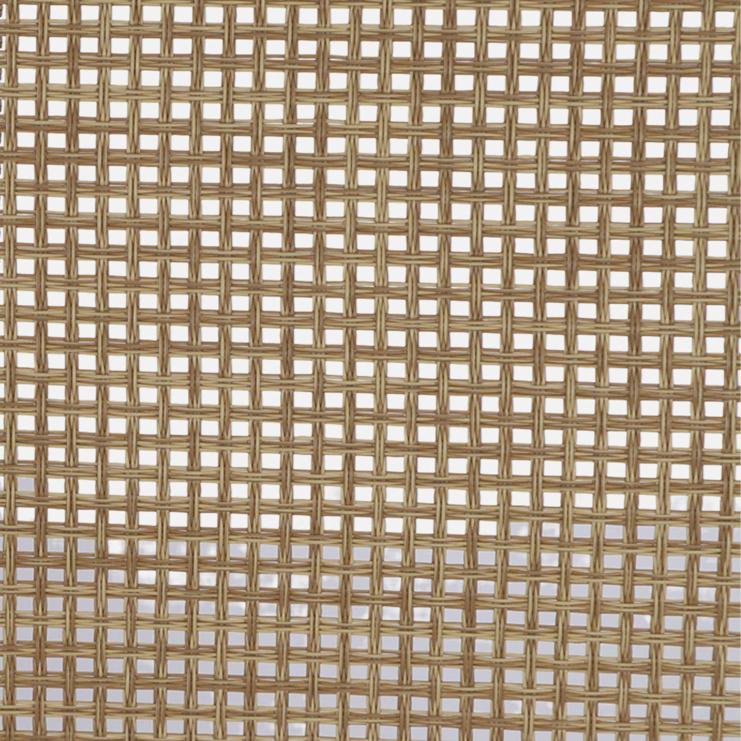 Tavolo da giardino in acciaio con sedute, Silvi, Bianco, 112.5x76.5x75.5 cm Photo9