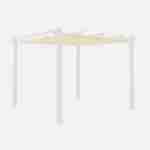 Canopy roof for 3x3m Condate gazebo - pergola replacement canopy - Off-White Photo1