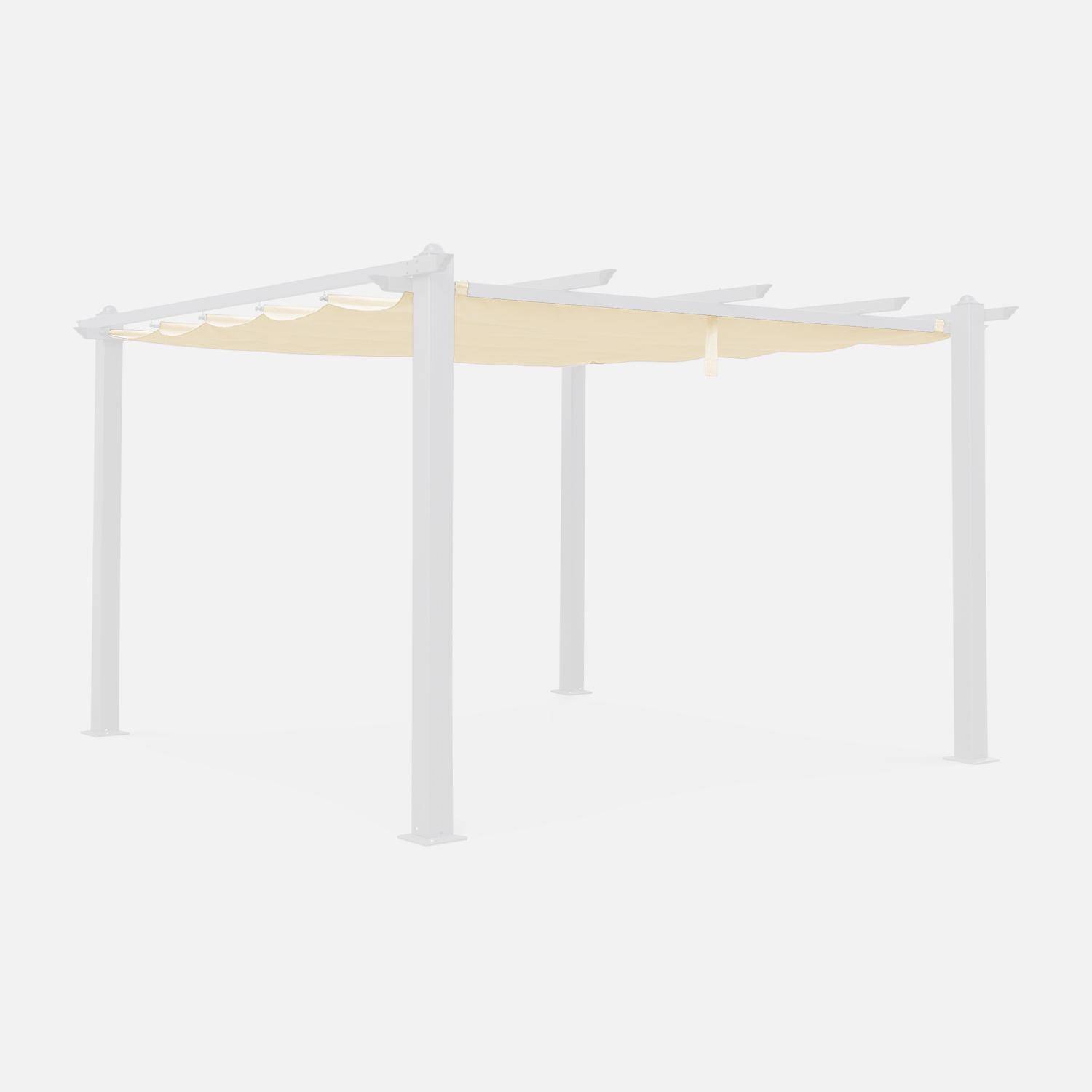 Canopy roof for 3x4m Condate gazebo - pergola replacement canopy - Off-White Photo1