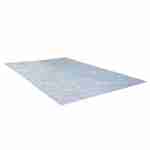 Grey 583 x 390cm ground cloth for 540 x 300cm above ground rectangular frame pool, cover, floor protector for Onyx swimming pool. Photo3
