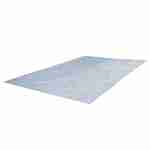 Tapis de sol gris 753 x 435 cm pour piscine rectangulaire hors sol 730 x 360 cm Photo3