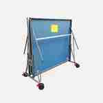 Table de ping pong INDOOR bleue, avec 2 raquettes et 3 balles, pour utilisation intérieure, sport tennis de table Photo3