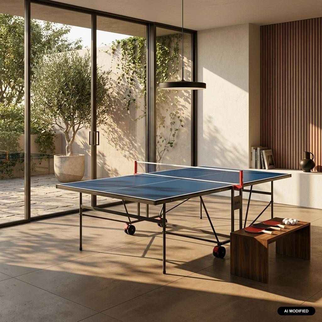 Mesa de ping pong interior 