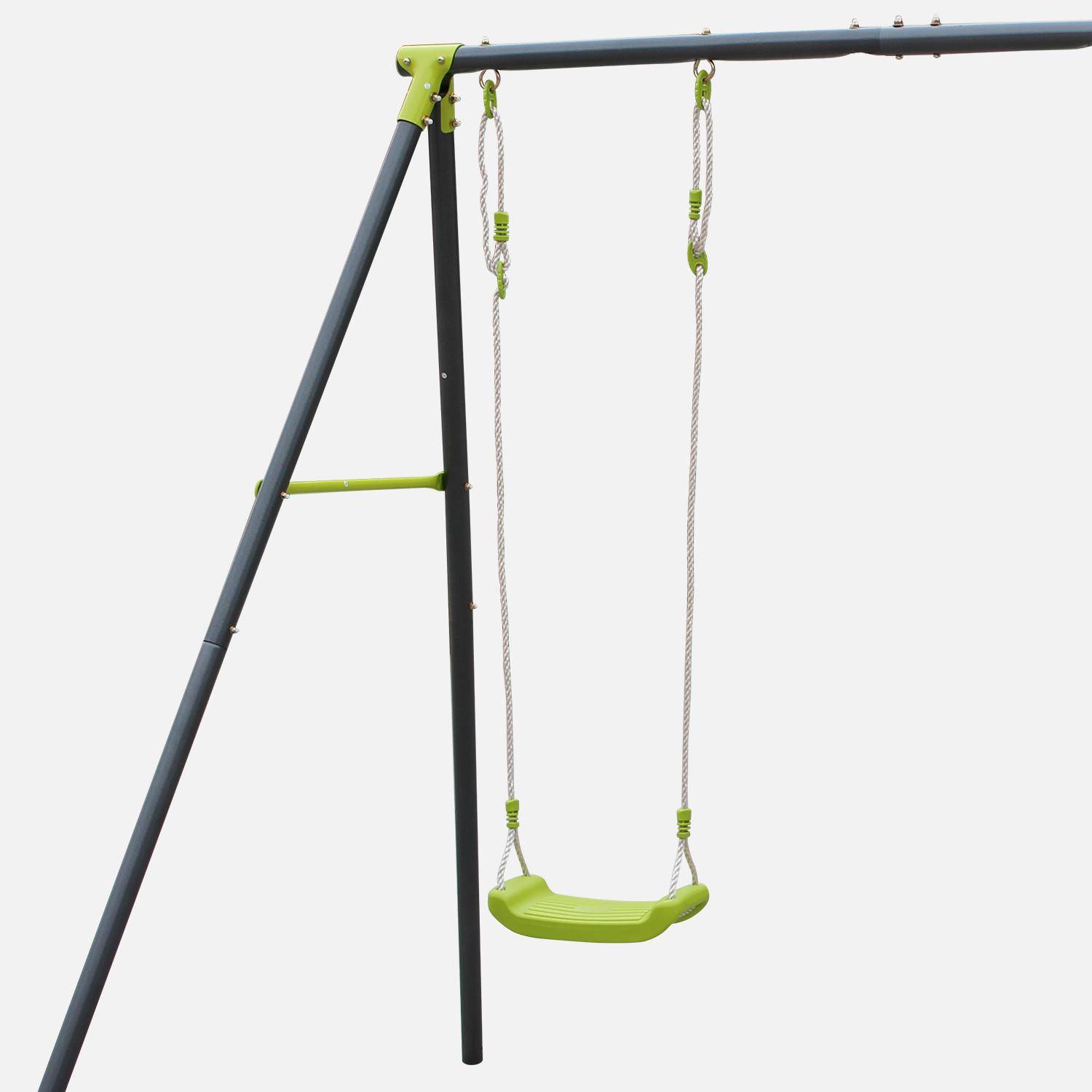Blow moulded plastic swing seat for 2 to 2.5m frame, piece, accessory Photo2