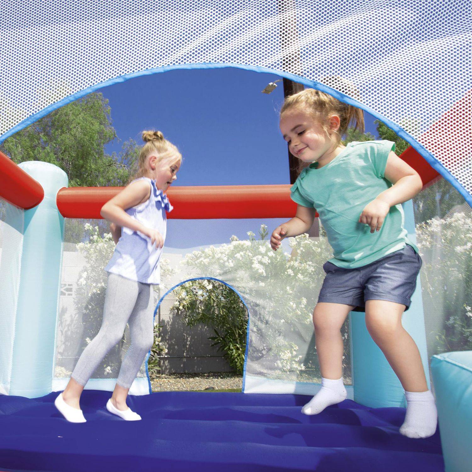 Château gonflable - Chambord - structure trampoline gonflable, aire de jeu pour enfants, 2,5 x 2,1 x 1,5 m Photo6