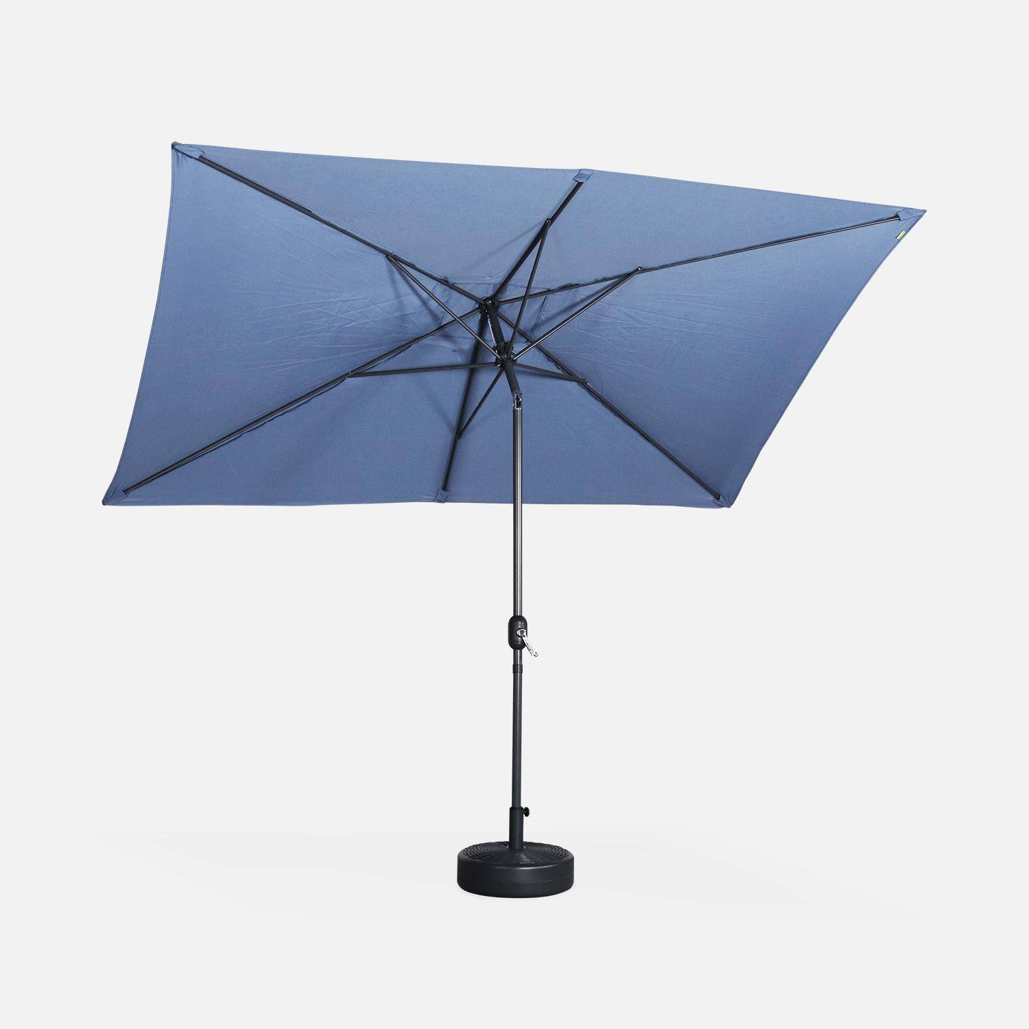 Touquet, rechthoekige parasol 2x3m met centrale mast,sweeek,Photo4
