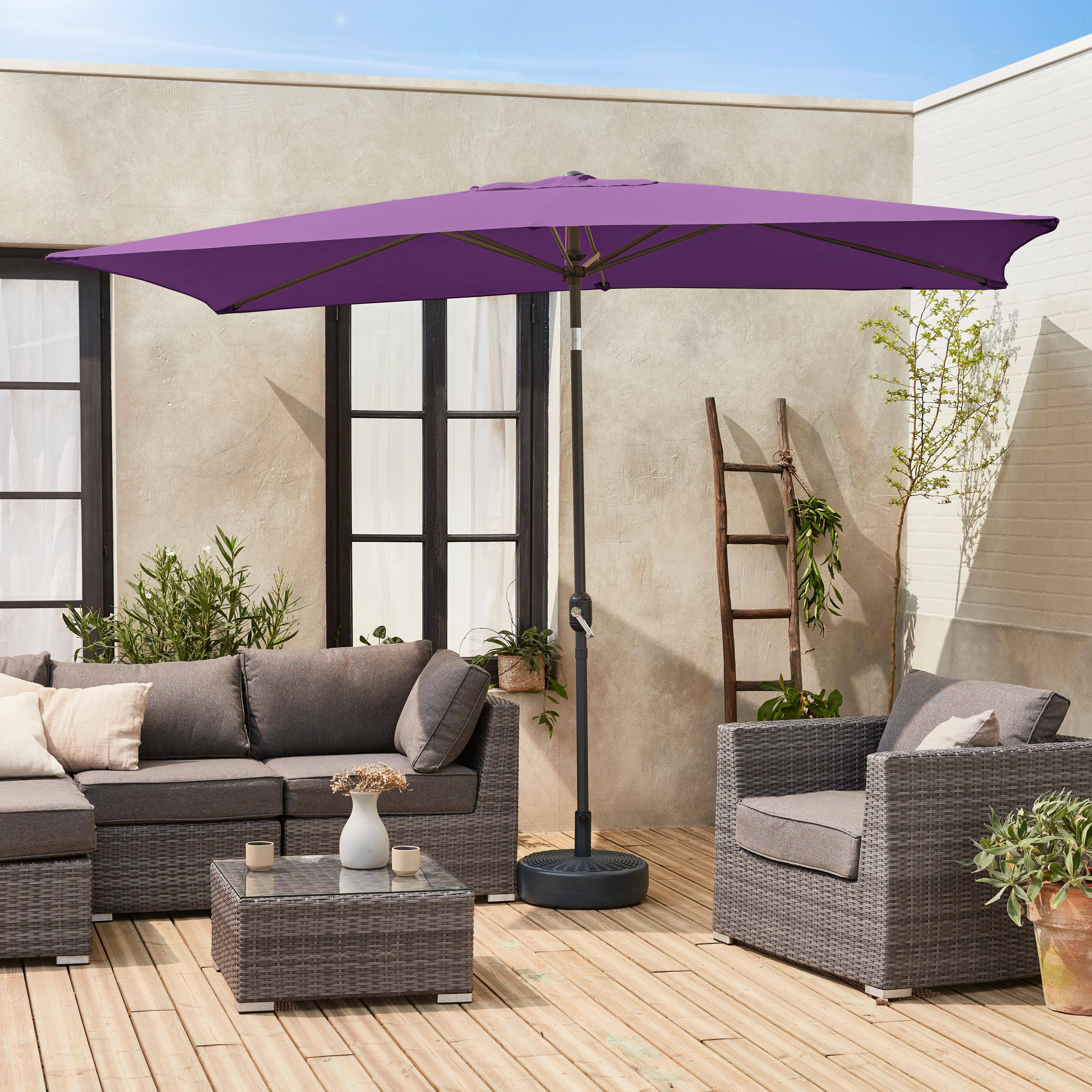 Touquet, Parasol rectangulaire 2x3m à mât central,sweeek,Photo2