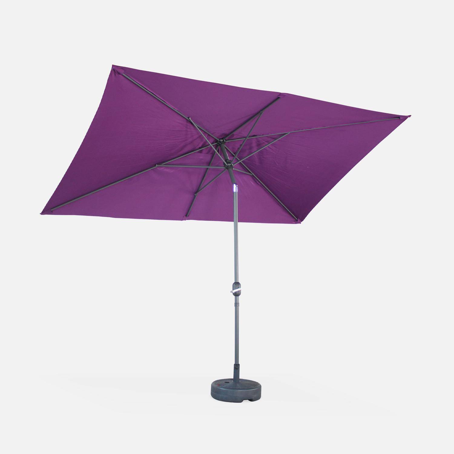 Touquet, Parasol rectangulaire 2x3m à mât central,sweeek,Photo4