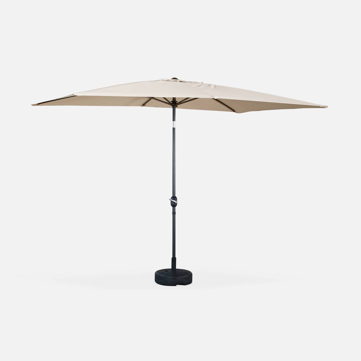 Parasol, sombrilla central, rectangular, Arena, 2x3m | Touquet | sweeek