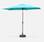 3m round centre pole parasol, Turquoise | sweeek