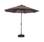 2.7m round centre pole LED parasol, Beige-brown | sweeek