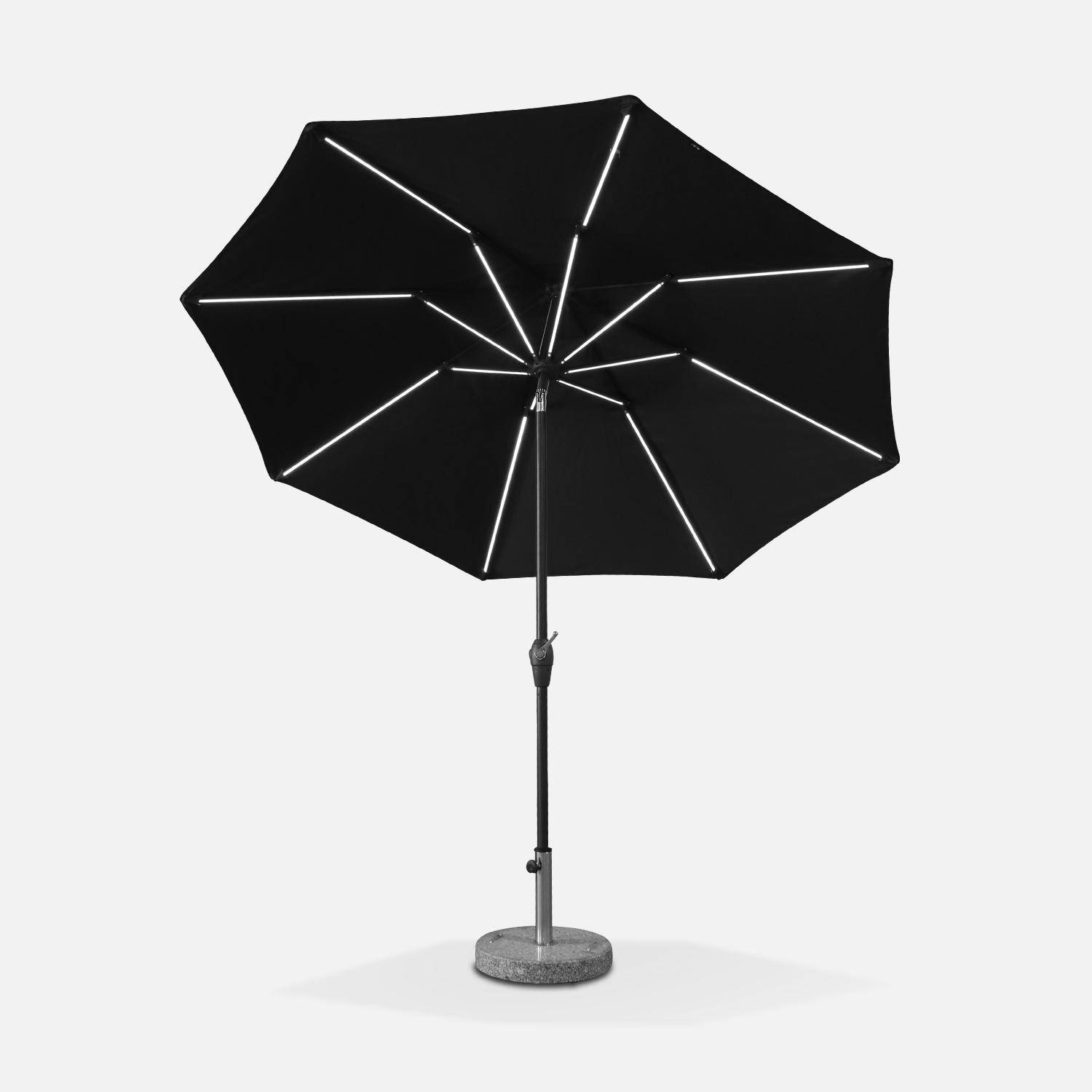 Hélios, achthoekig ø270cm LED parasol Photo4