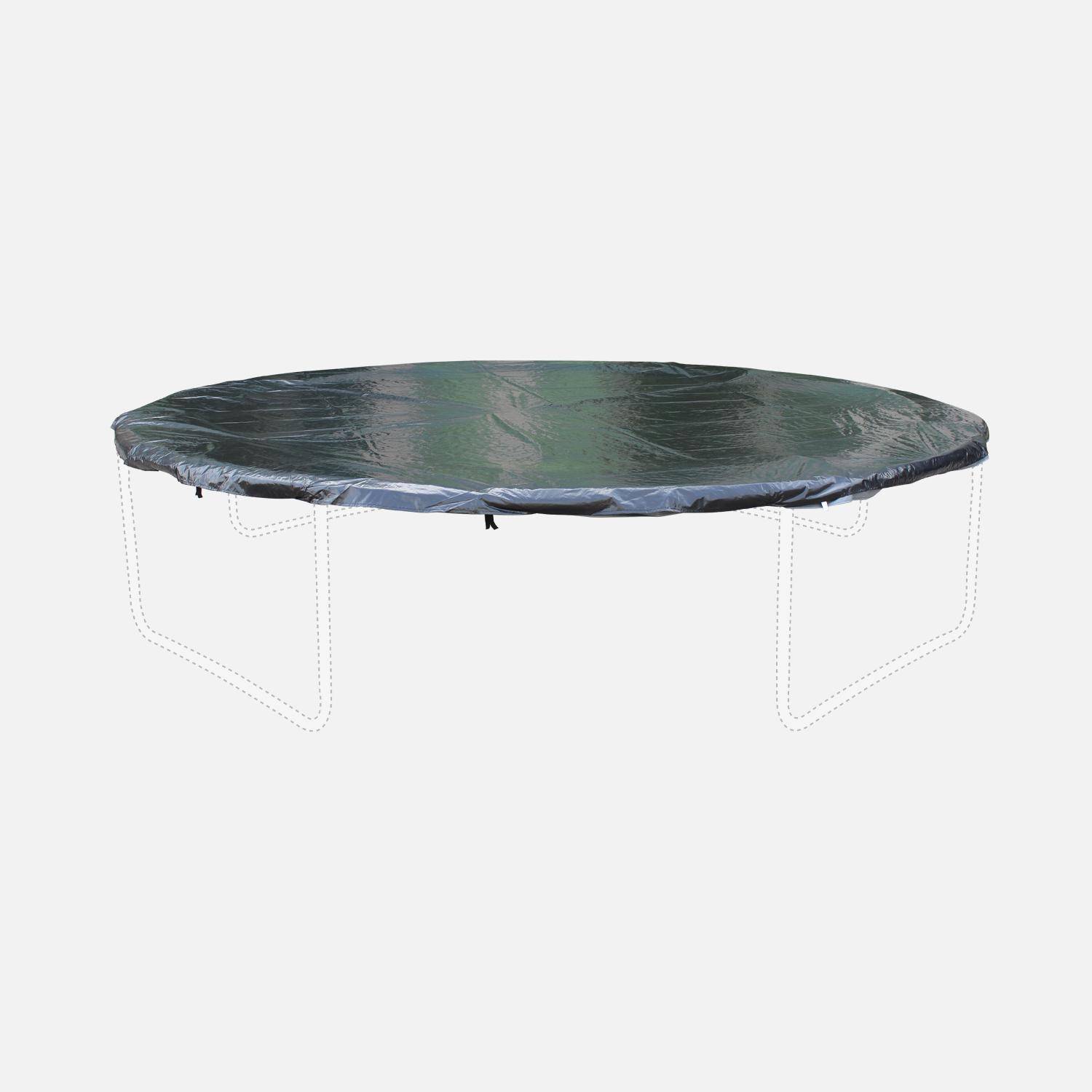 Bâche de protection de trampoline 360 avec évacuation d'eau