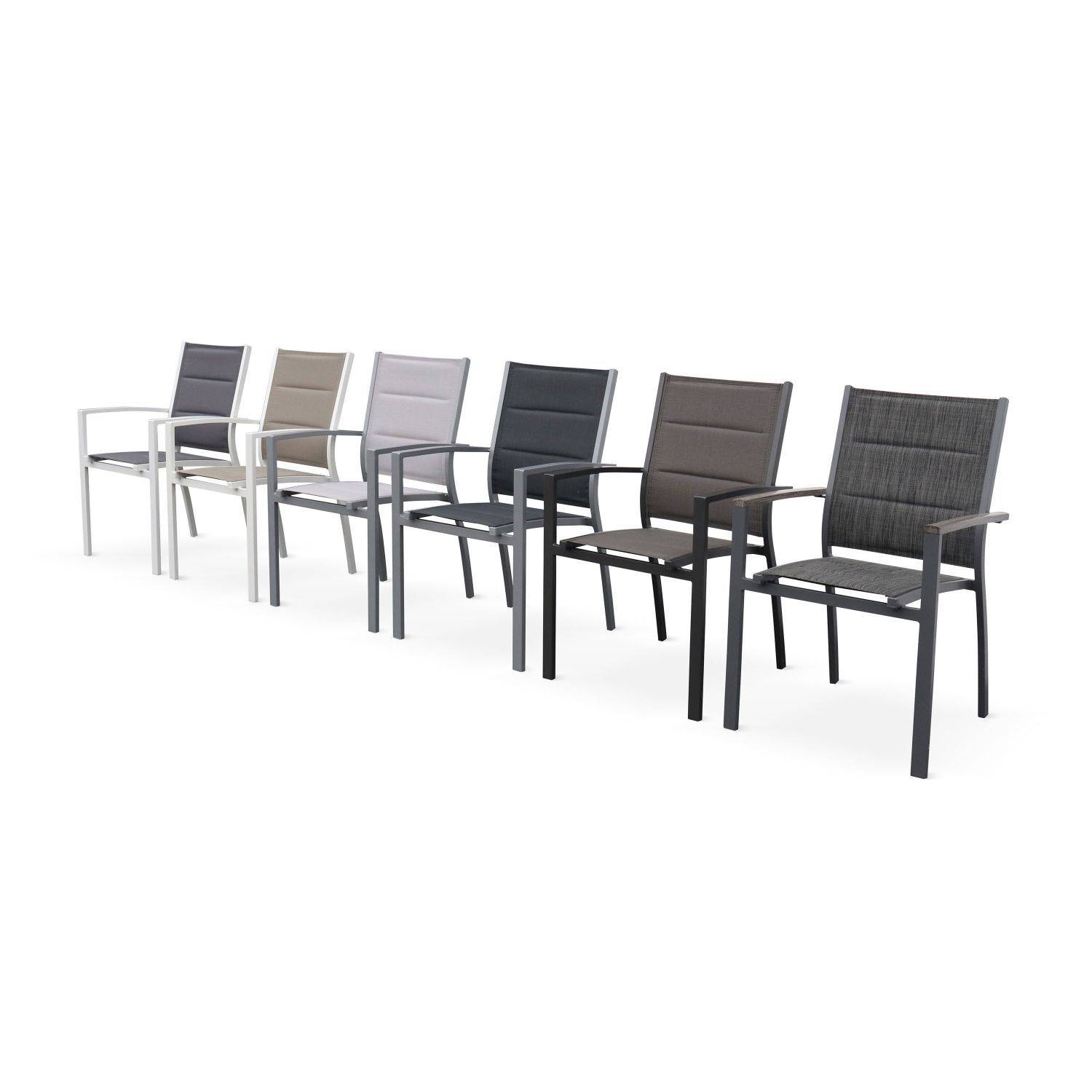 2 Fauteuils Chicago aluwood effet bois vieilli Photo5
