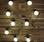 HERACLES - Kerst lichtslinger voor buiten met 10 witte lampen, 50 LED's, op batterijen, timerfunctie, 8 modi, 4,5m lang | sweeek
