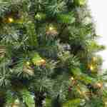 Sapin de Noël artificiel Deluxe APOLLON de 210 cm avec guirlande lumineuse et pied inclus Photo2