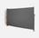 Cortina de exterior retangular, poliéster, cinzento, 300x160 cm | sweeek