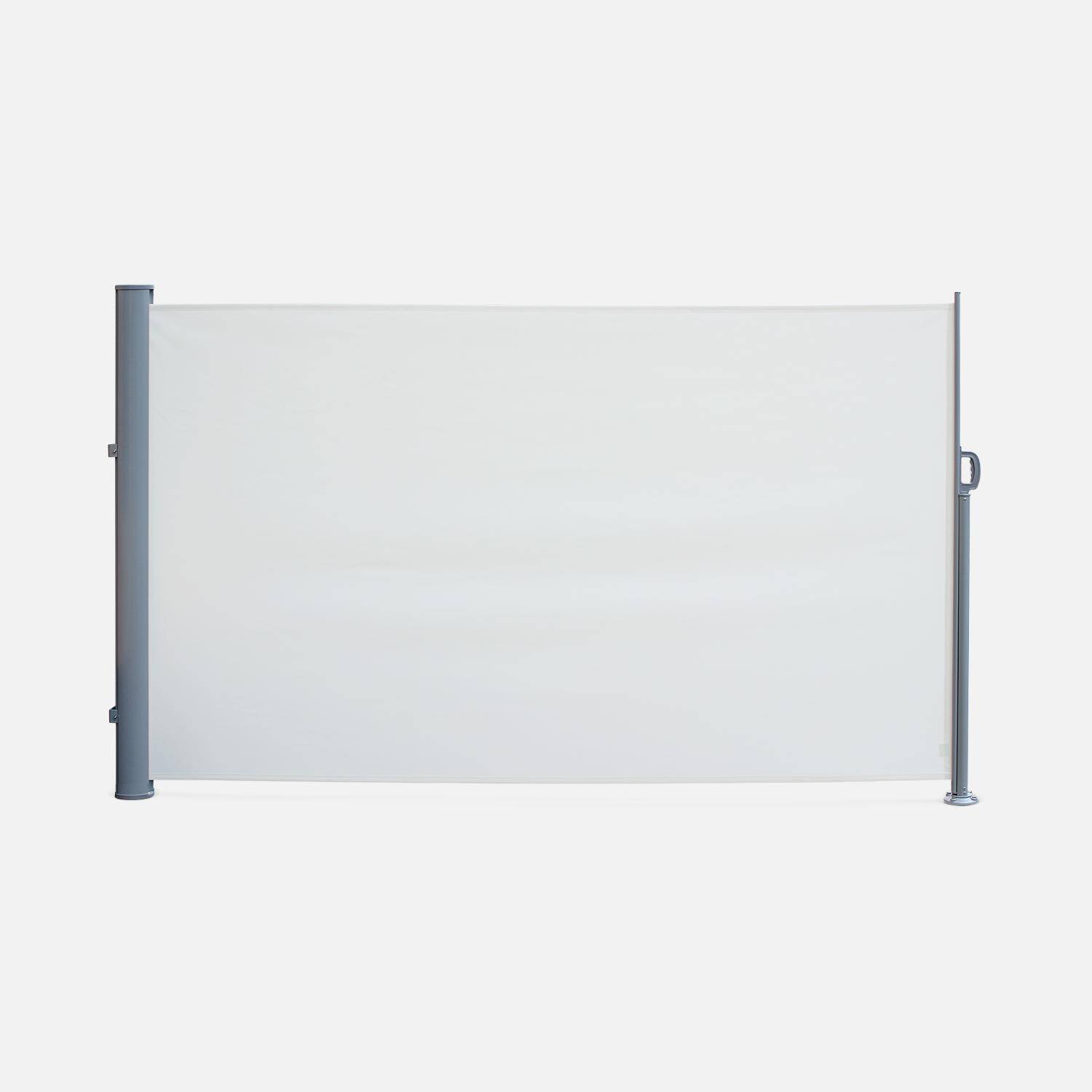 Cortina de exterior retangular, poliéster, cru, 300x160 cm Photo2
