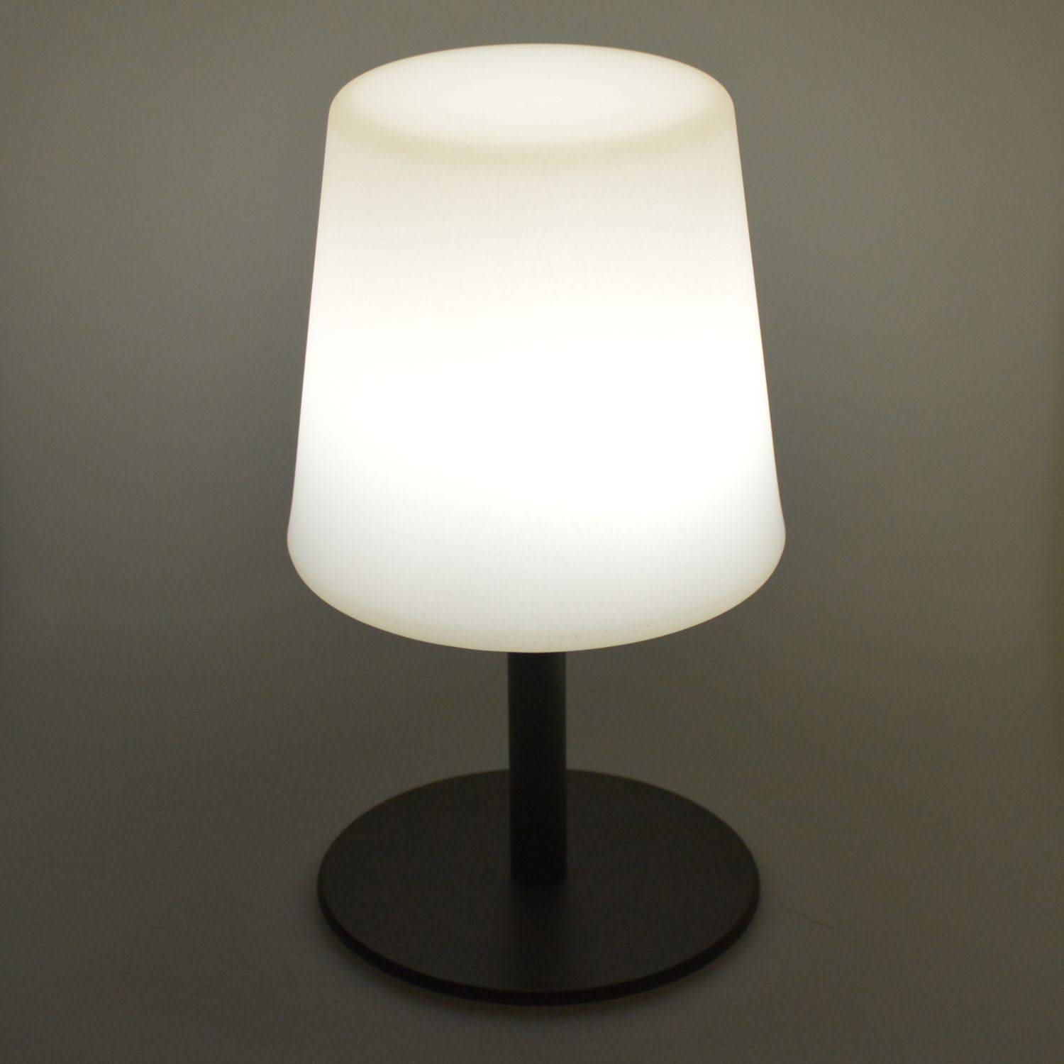 LAMPADA S COLOR - Lampe de table LED de 28cm anthracite - Lampe de table décorative lumineuse, Ø 16cm Photo3