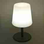 LAMPADA S COLOR - Lampe de table LED de 28cm Vert de gris - Lampe de table décorative lumineuse, Ø 16cm Photo5