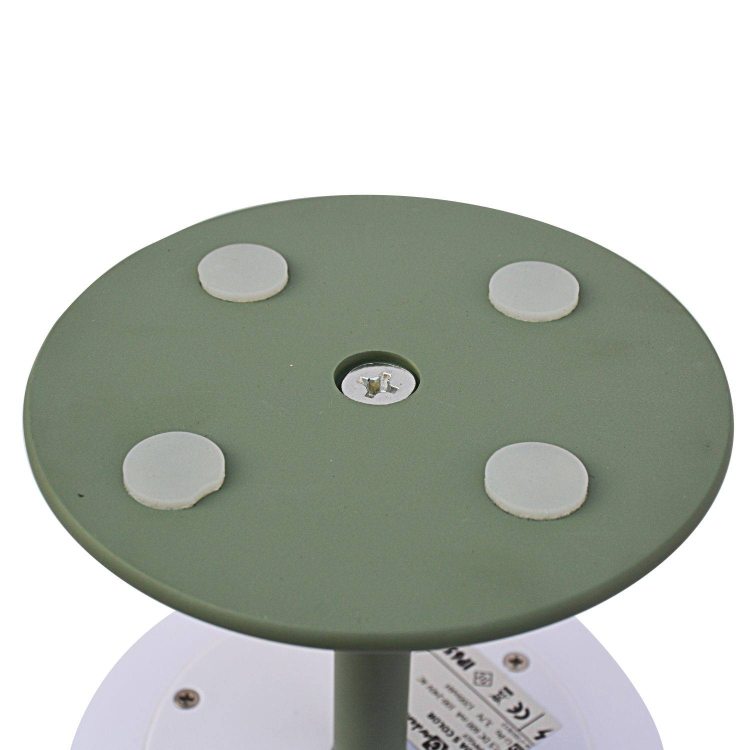 LAMPADA S COLOR - Lampe de table LED de 28cm Vert de gris - Lampe de table décorative lumineuse, Ø 16cm Photo7