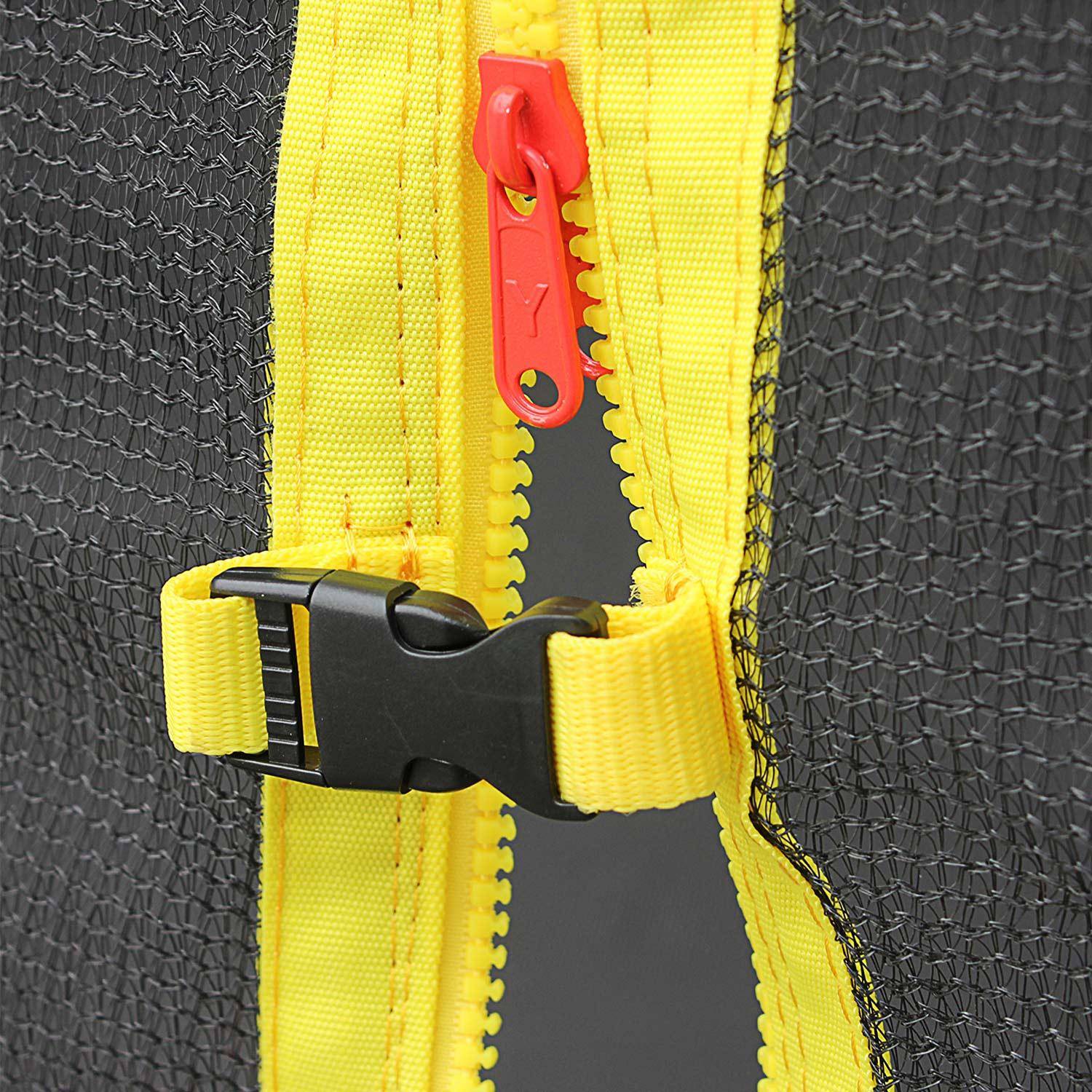 Kit Aste Di Ricambio Per Rete Di Sicurezza Trampolino – 8 Aste Da 254 Cm Con Rivestimenti E Fissaggi - 4