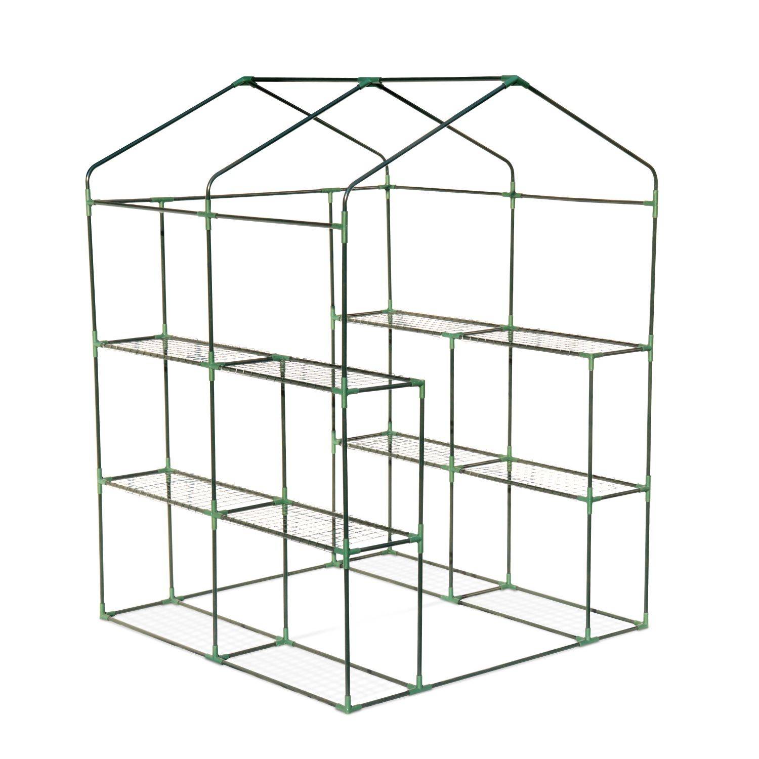 Tuinkas Basilic 2m² van polyethyleen met 8 rekken Photo5