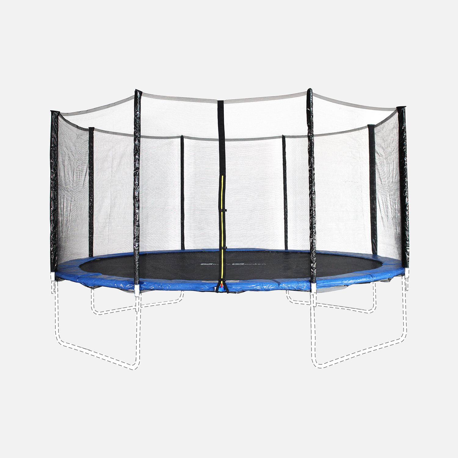 Filet de sécurité pour trampoline bleu,sweeek,Photo4
