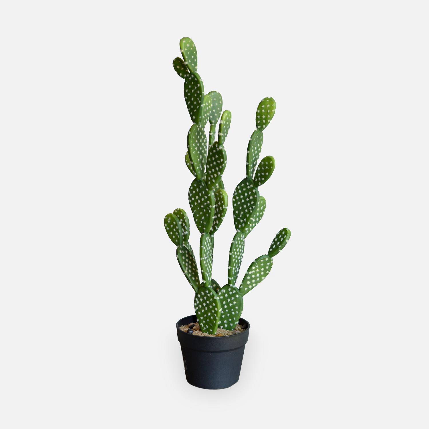 Plante artificielle, cactus, intérieur, 72cm, mousse Photo2