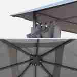 Grey roof cover for Elusa 3x3m arbour - pergola cover, replacement cover Photo2