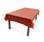 Outdoor-Tischdecke 140 X 240 cm Terrakotta, 100% Polyester, schützt den Tisch, UV-Schutz, sommerlicher Stil | sweeek