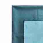Nappe d’extérieur de 300 x 140 cm bleu canard, 100% polyester, protège la table, protection UV, style estival Photo3