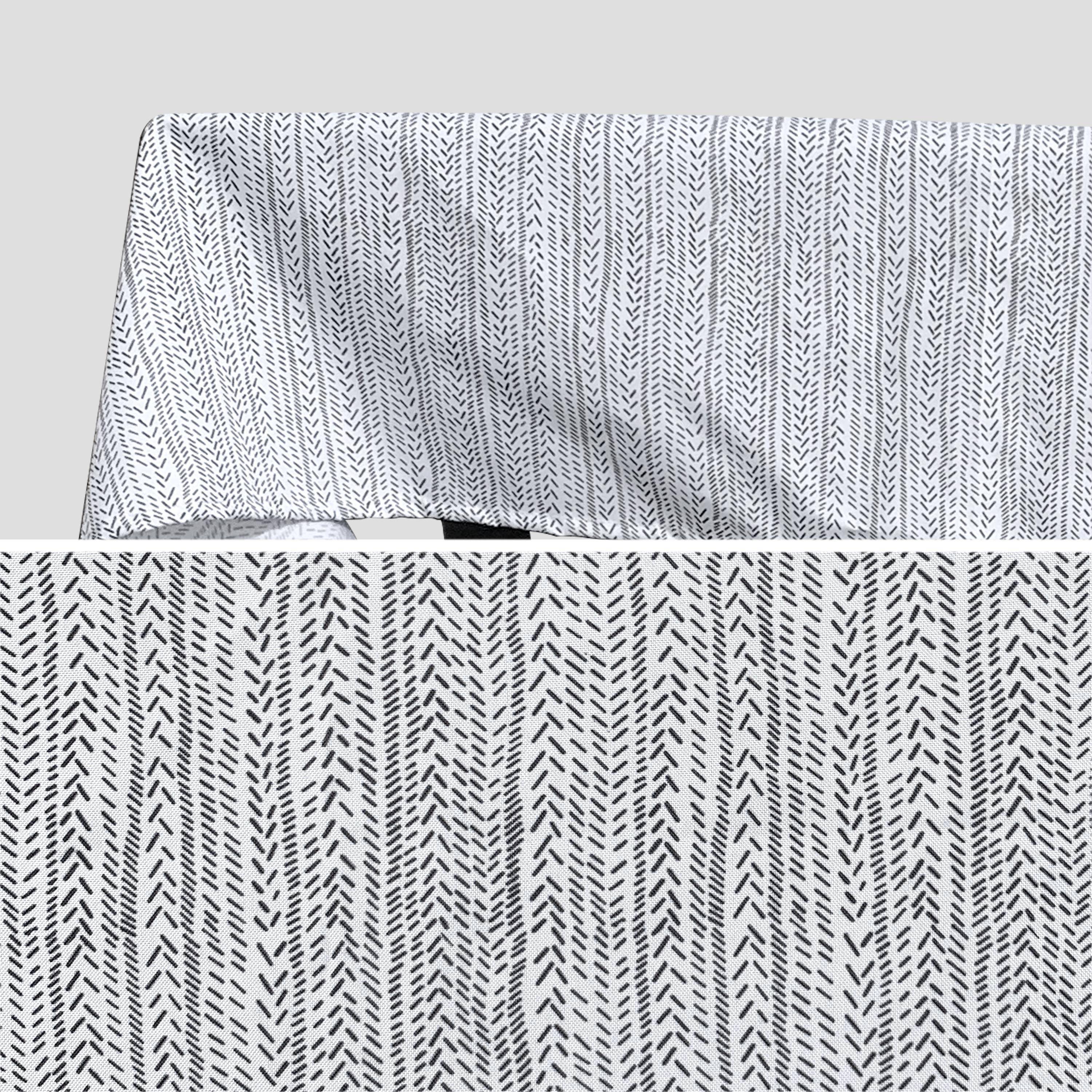 Collection ETHNIQUE - Nappe d’extérieur de 300 x 140 cm, imprimé chevrons, 100% polyester, protège la table, protection UV, style estival Photo2