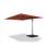 Rectangular cantilever parasol, 3x4m, Terracotta | sweeek