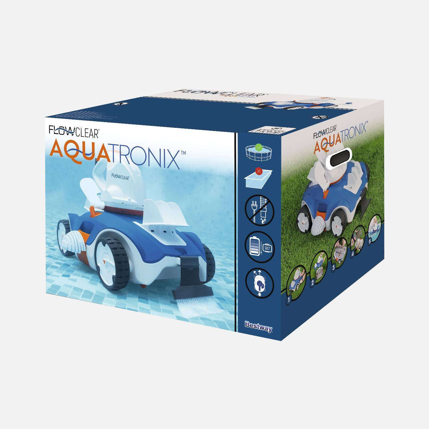 Autonome elektrische reinigingsrobot voor zwembaden Aquatronix Photo6