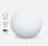 LED-Kugel 30cm - Dekorative Leuchtkugel, Ø30cm, warmweiß, mit Fernbedienung | sweeek