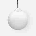 Boule LED 30cm – Sphère décorative lumineuse, Ø30cm, blanc chaud, commande à distance Photo4