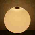 Boule LED 30cm – Sphère décorative lumineuse, Ø30cm, blanc chaud, commande à distance Photo6