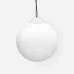 Bola LED 30cm - Esfera luminosa decorativa, Ø30cm, blanco cálido, mando a distancia Photo5
