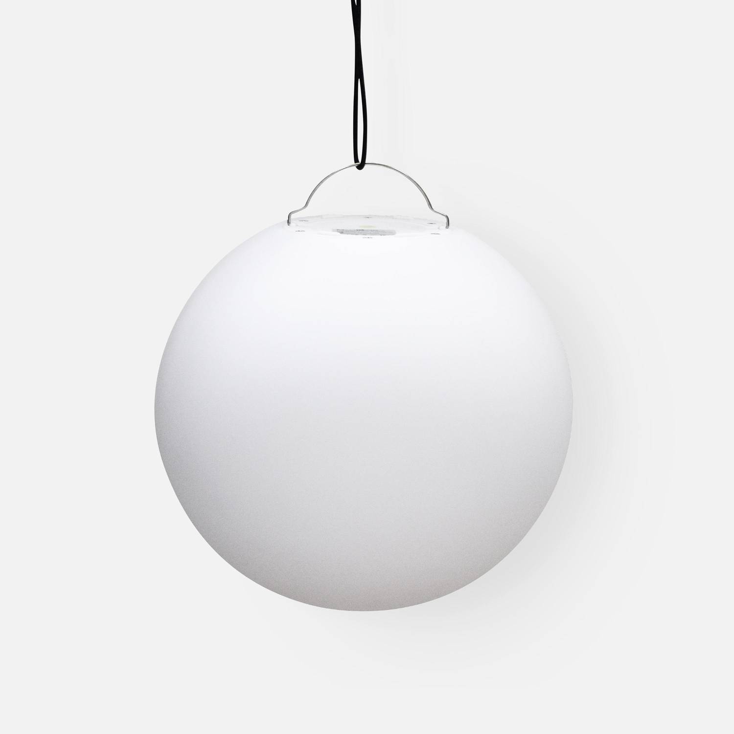 Boule LED 40cm – Sphère décorative lumineuse, Ø40cm, blanc chaud, commande à distance Photo5