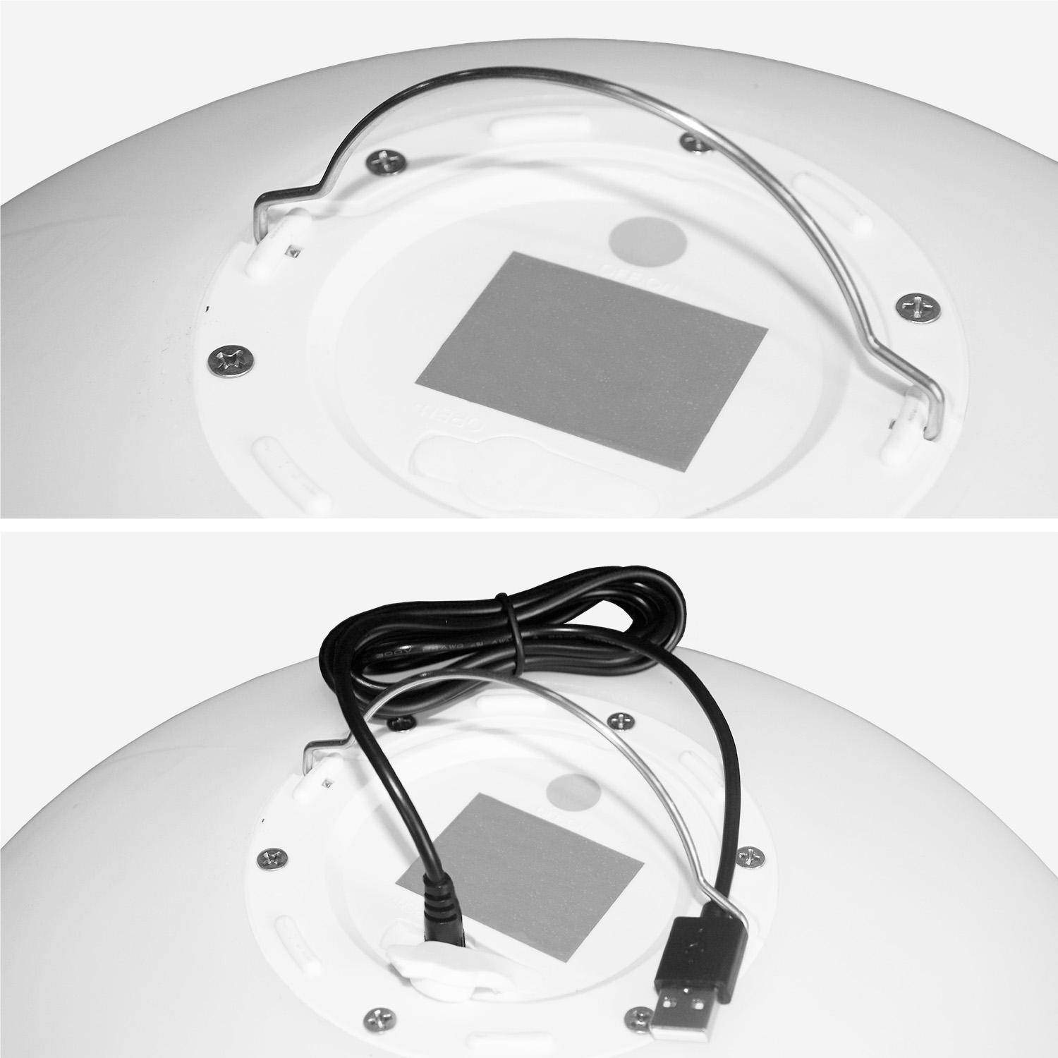 LED-Kugel 40cm - Dekorative Leuchtkugel, Ø40cm, warmweiß, mit Fernbedienung,sweeek,Photo7