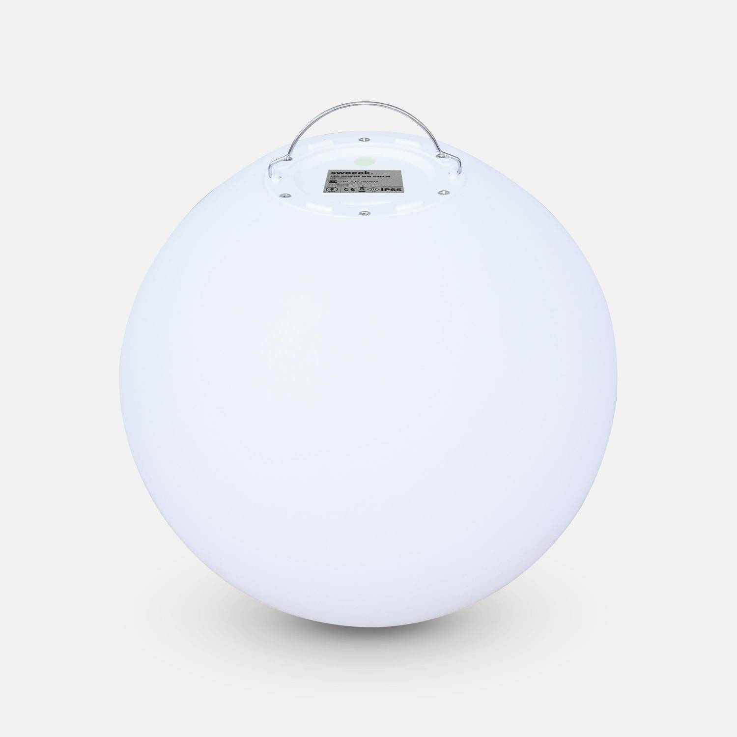 LED Bollamp 40cm – Decoratieve lichtbol, Ø40cm, warm wit, afstandsbediening Photo3