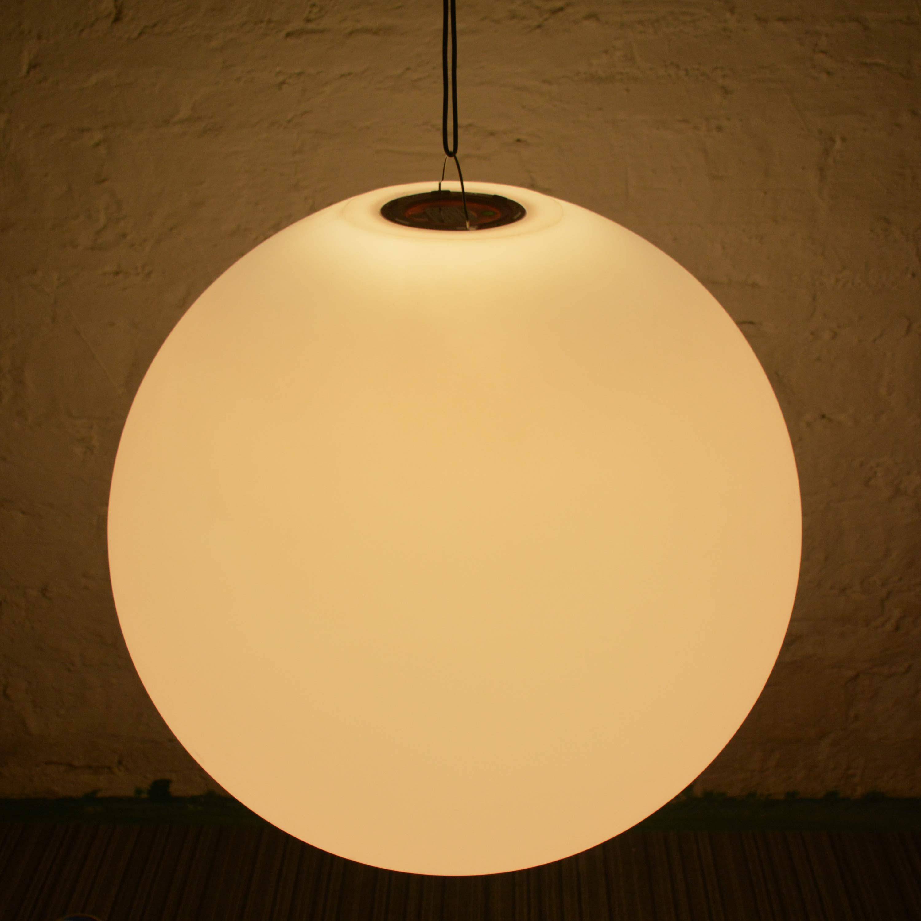 Bola LED 60cm - Esfera de luz decorativa, Ø60cm, branco cálido, controlo remoto,sweeek,Photo5