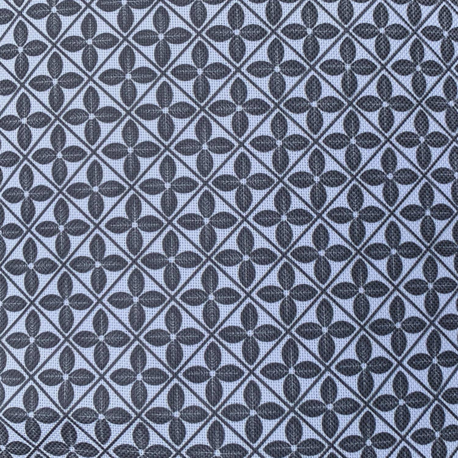 Set van 2 dikke ligstoelkussens - 188 x 55 cm, waterafstotend en UV-bestendig, grijs patroon Photo3