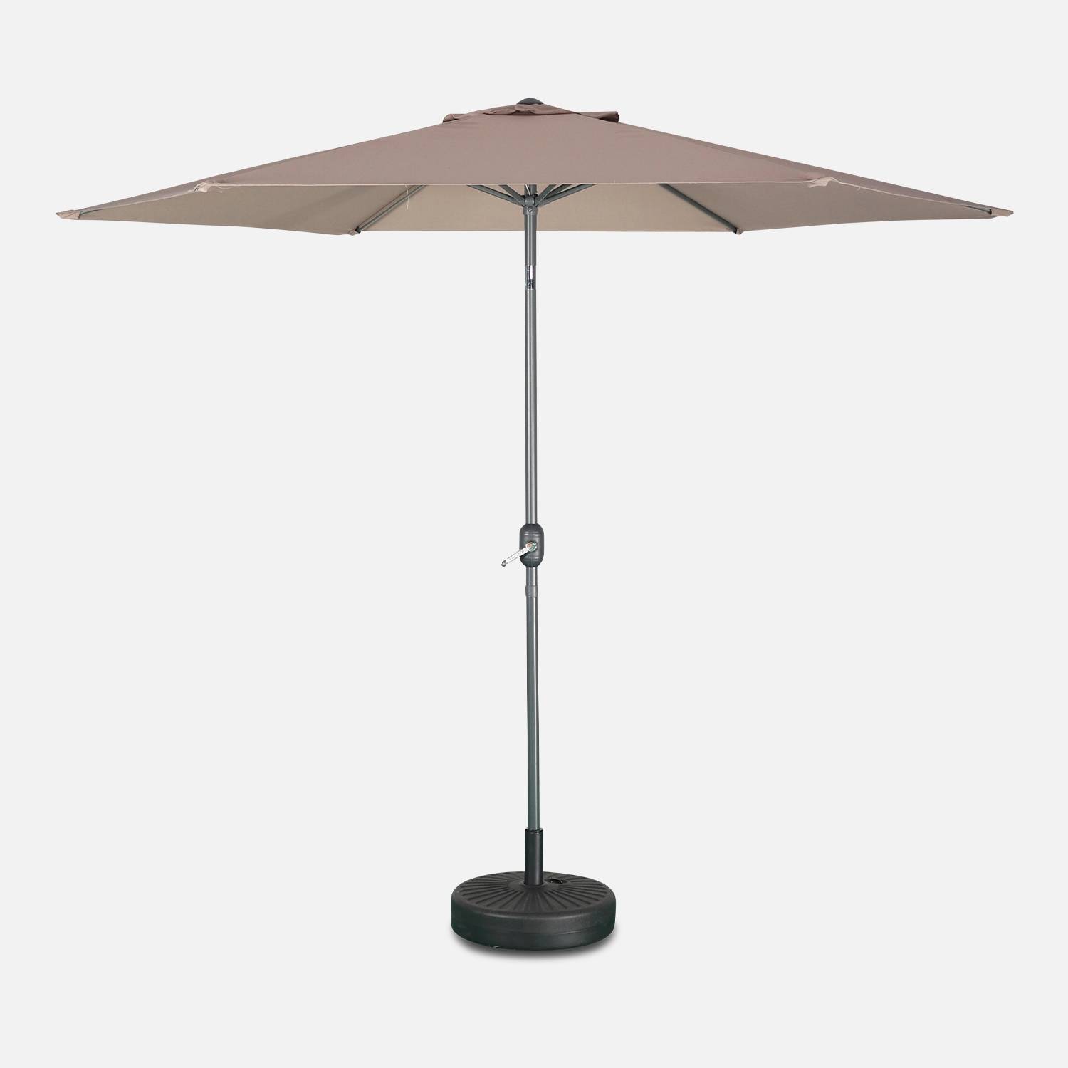 Stokparasol TOUQUET - Ø295cm - Rond - Taupe | sweeek