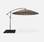 Cantilever parasol Ø300cm, Beige-brown | sweeek