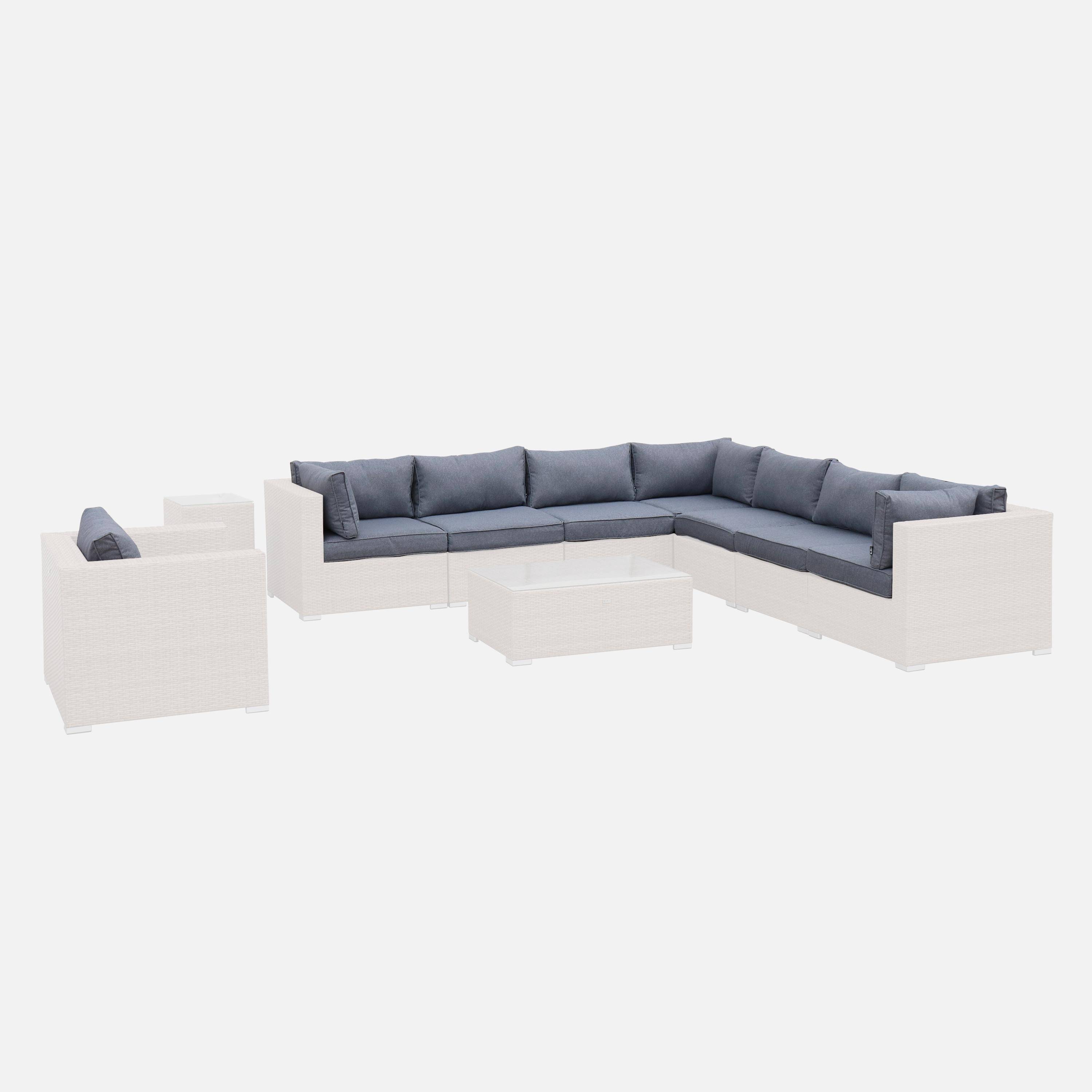 Complete set kussenhoezen voor Venezia loungeset, polyester,sweeek,Photo1