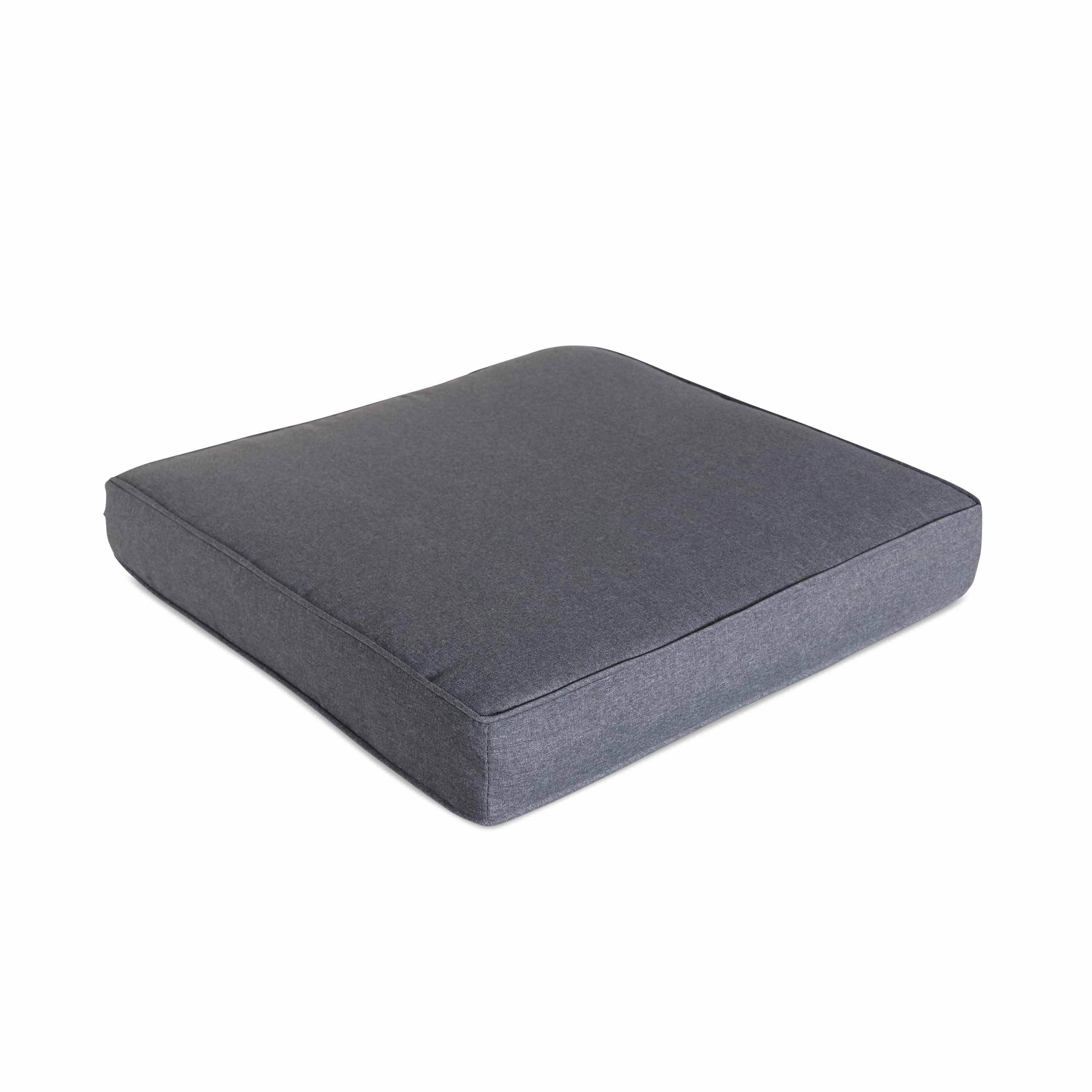 Set fodere per salotto Caligari, Caligari, Grigio chiaro chinè, 70x70x12 cm Photo4
